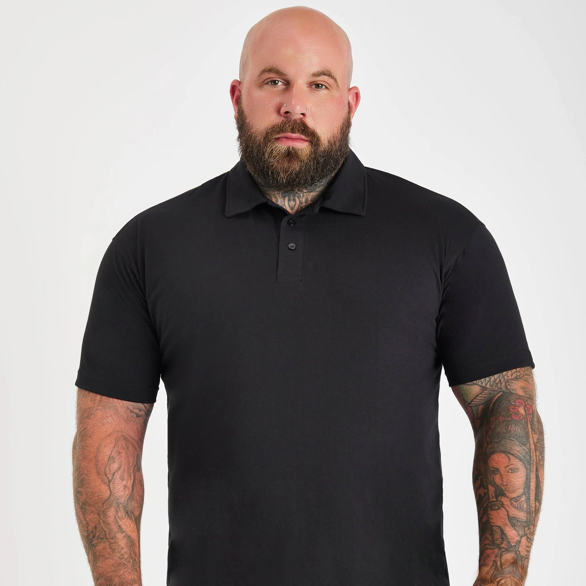 Load image into Gallery viewer, All-Black Polo 3-Pack