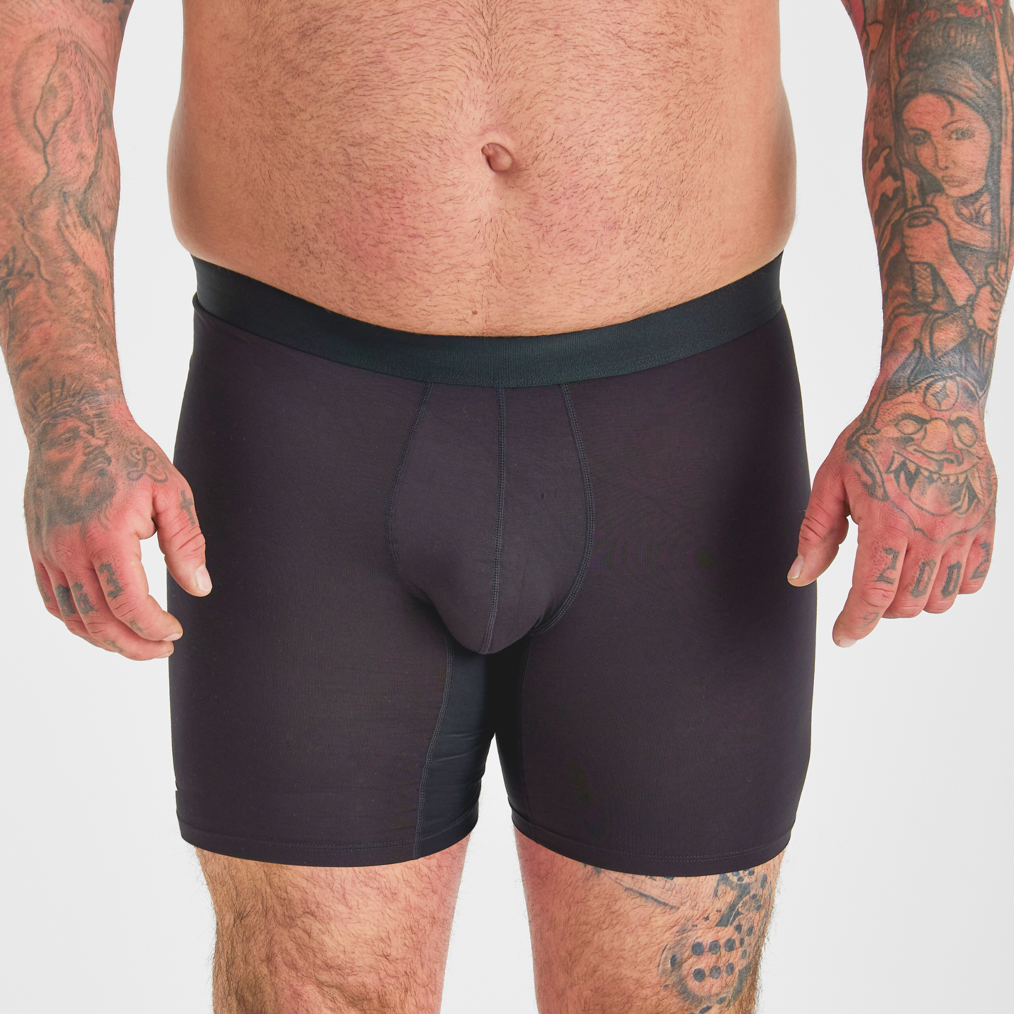 Load image into Gallery viewer, Black Boxer Briefs 3-Pack