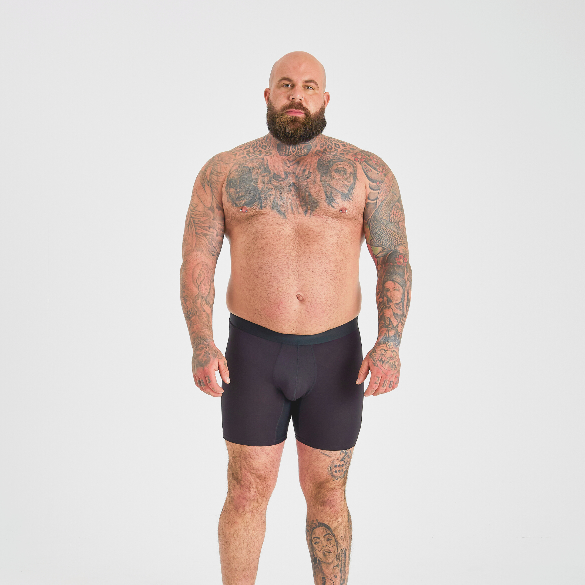 Load image into Gallery viewer, Black Boxer Briefs 12-Pack