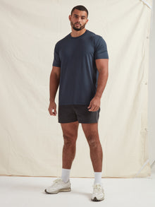 Navy Active Crew Neck T-Shirt