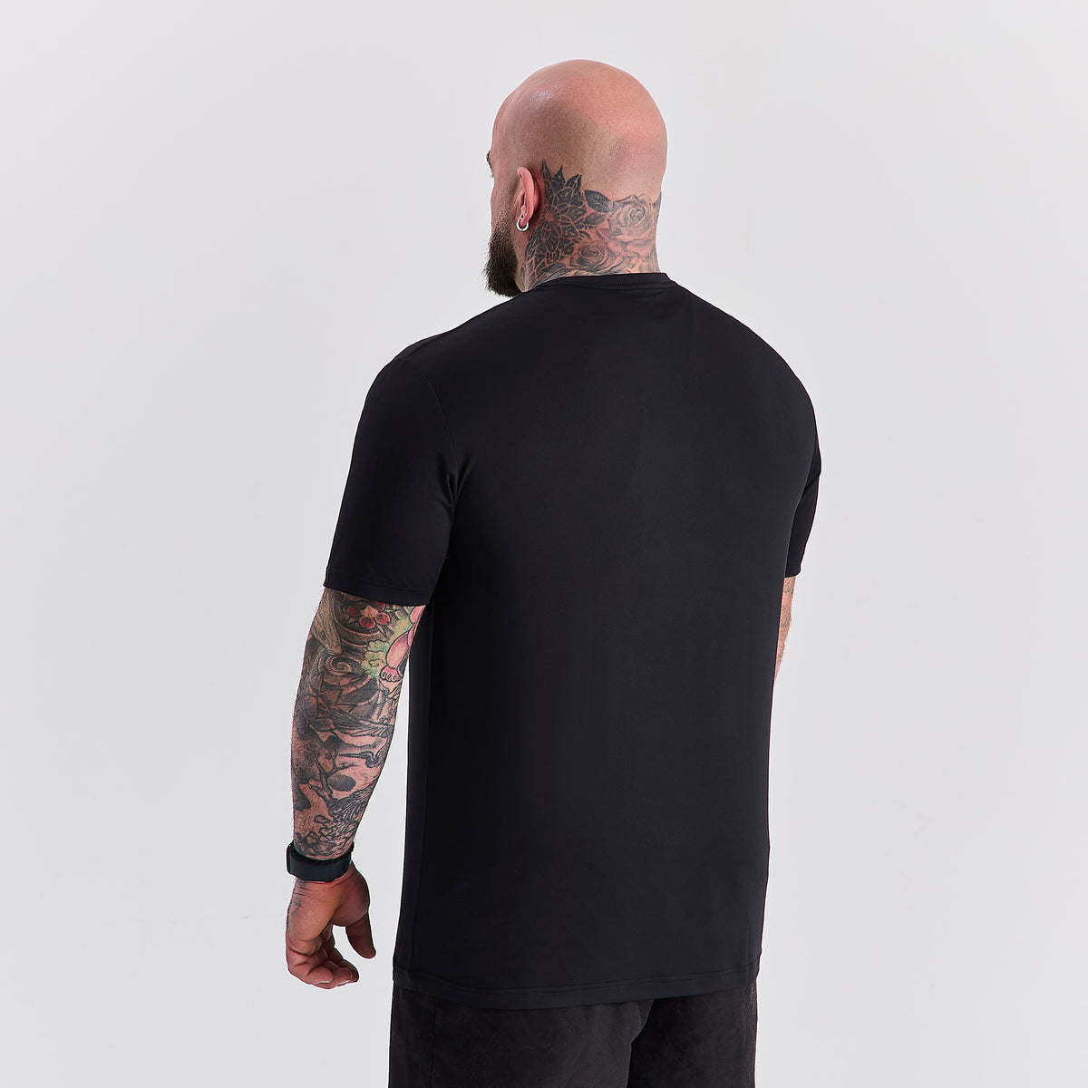 Black Active Crew Neck T-Shirt
