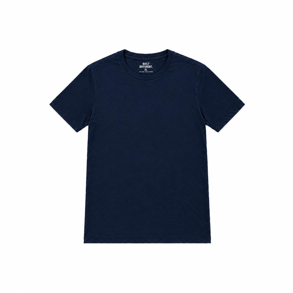 Tall Deep Blue Crew Neck T-Shirt