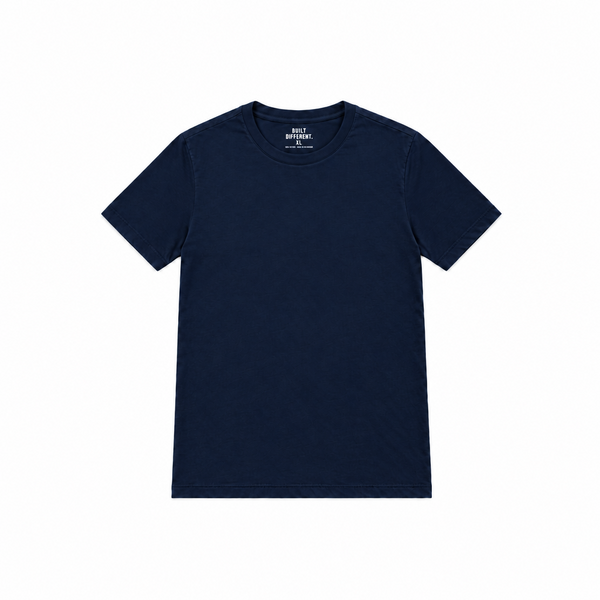 Tall Deep Blue Crew Neck T-Shirt