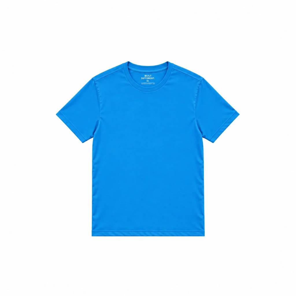 Ibiza Blue Crew Neck T-Shirt
