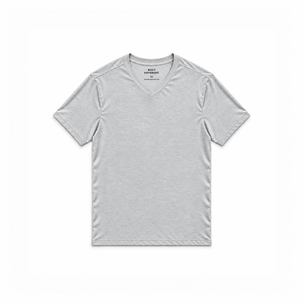 Heather Grey V-Neck T-Shirt