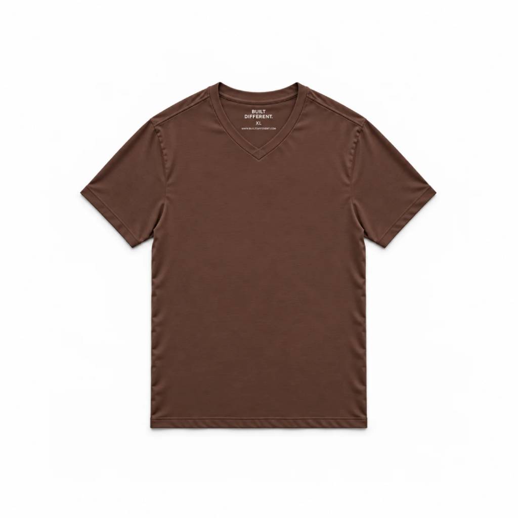 Chocolate V-Neck T-Shirt