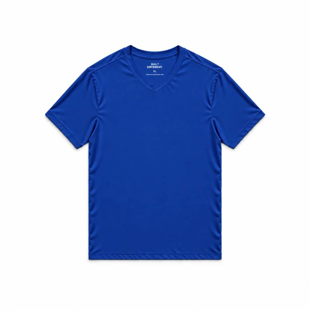 Royal Blue V-Neck T-Shirt