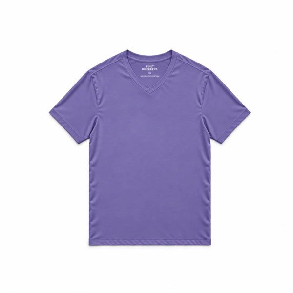 Purple V-Neck T-Shirt
