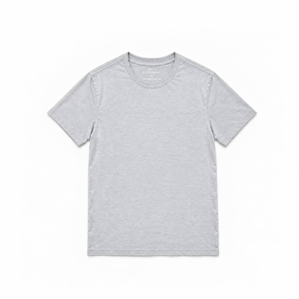 Heather Grey Crew Neck T-Shirt
