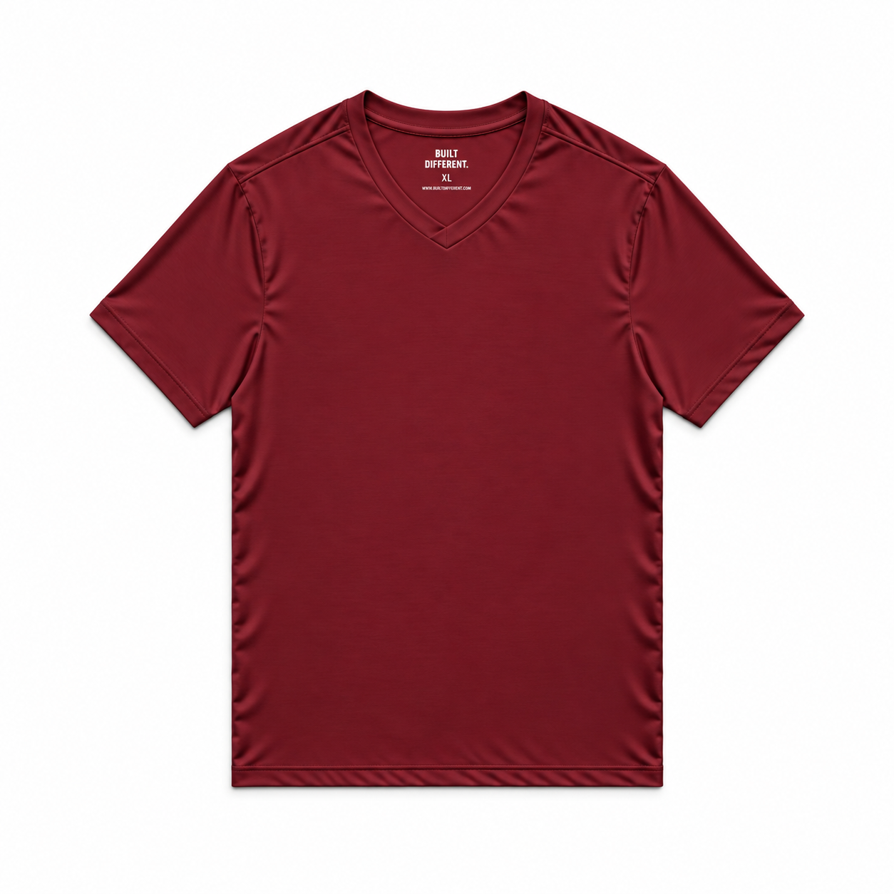 Load image into Gallery viewer, Burgundy V-Neck T-Shirt
