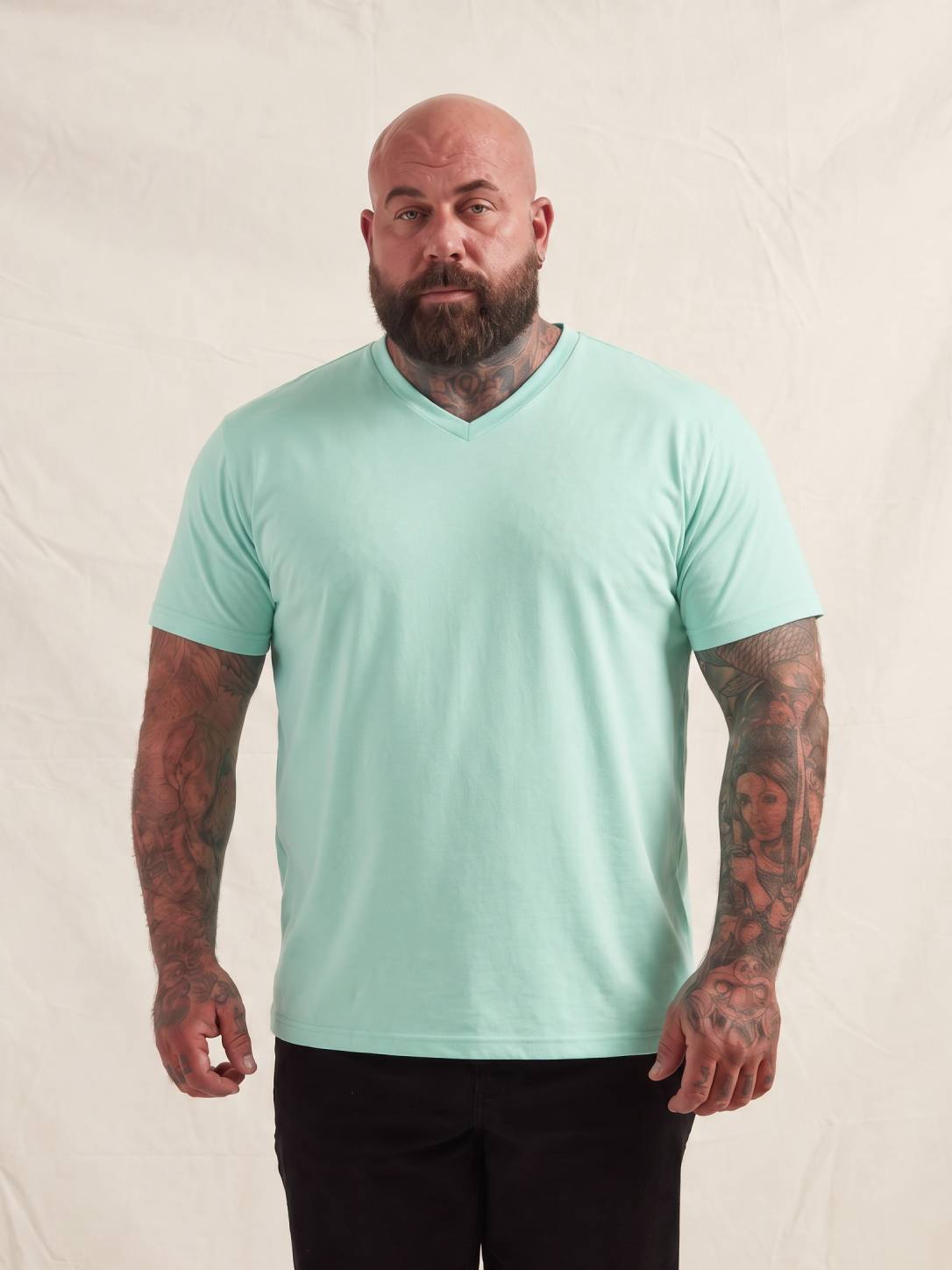 River Green V-Neck T-Shirt