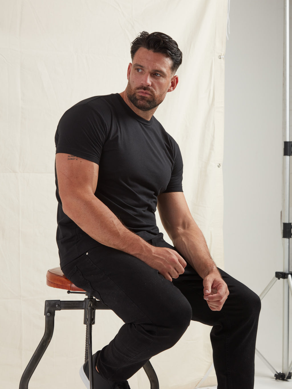Black Crew Neck T-Shirt
