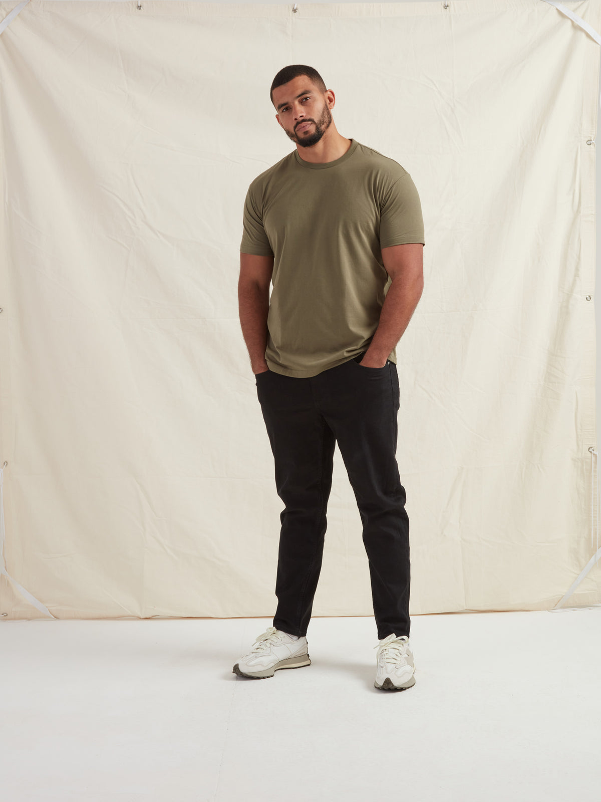 Tall Khaki Crew Neck T-Shirt