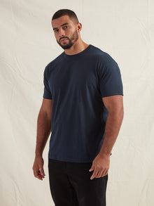 Tall Navy Crew Neck T-Shirt