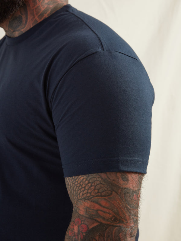 Navy Crew Neck T-Shirt
