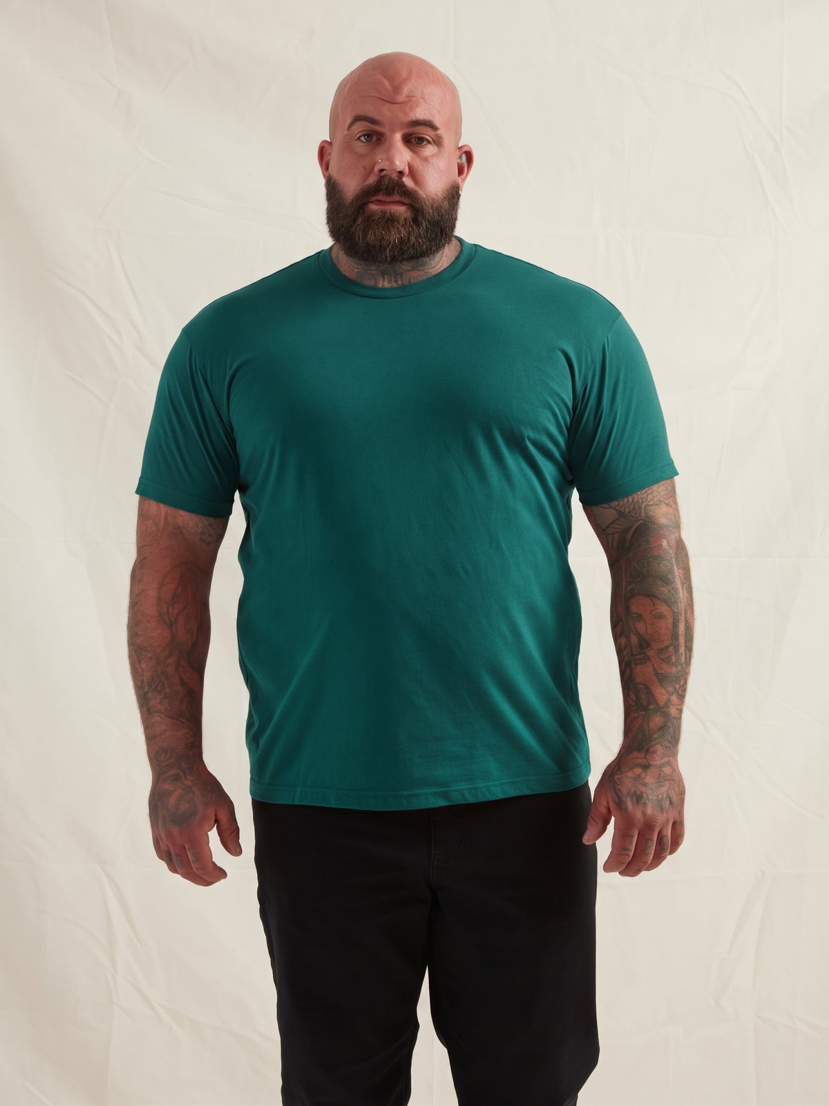 Army Green Crew Neck T-Shirt