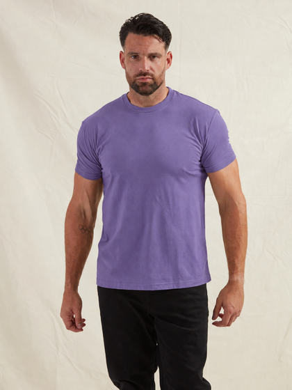 Purple Crew Neck T-Shirt