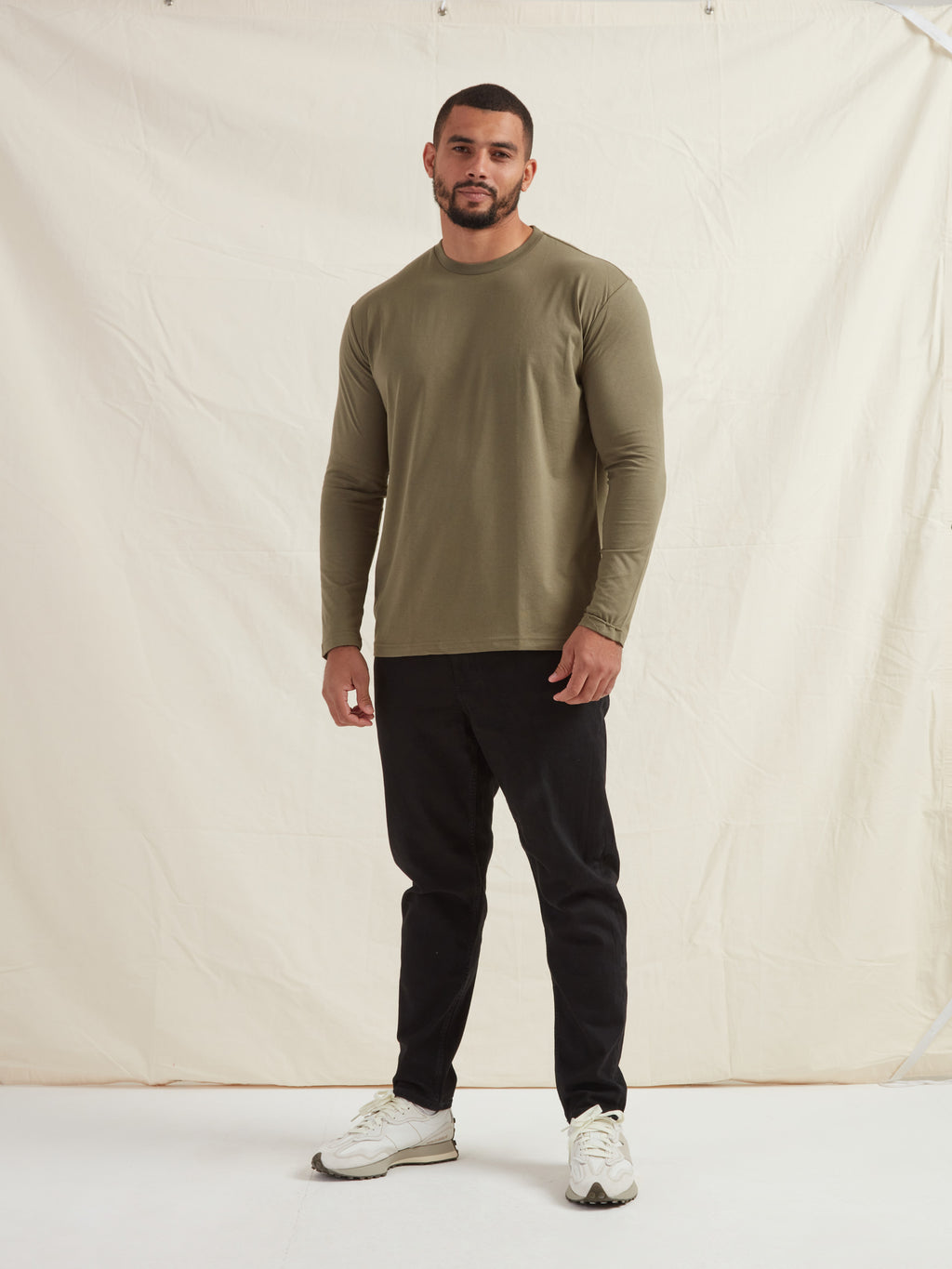 Tall Khaki Long Sleeve T-Shirt