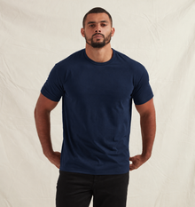 Tall Deep Blue Crew Neck T-Shirt