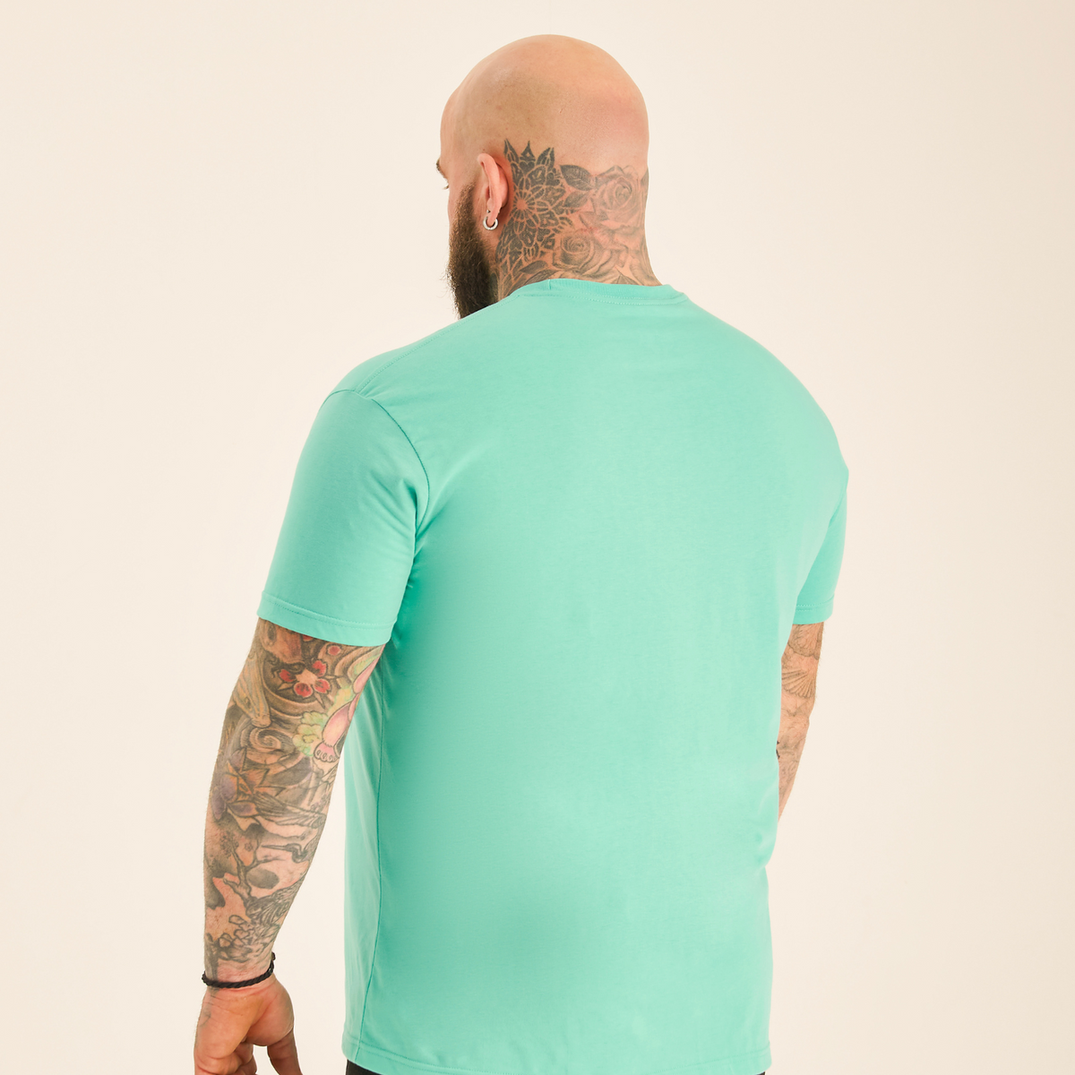 Tall Aqua Crew Neck T-Shirt
