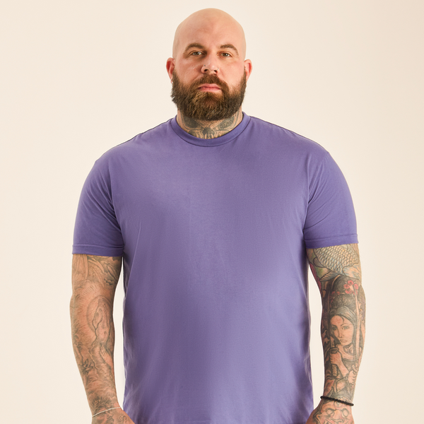Tall Purple Crew Neck T-Shirt