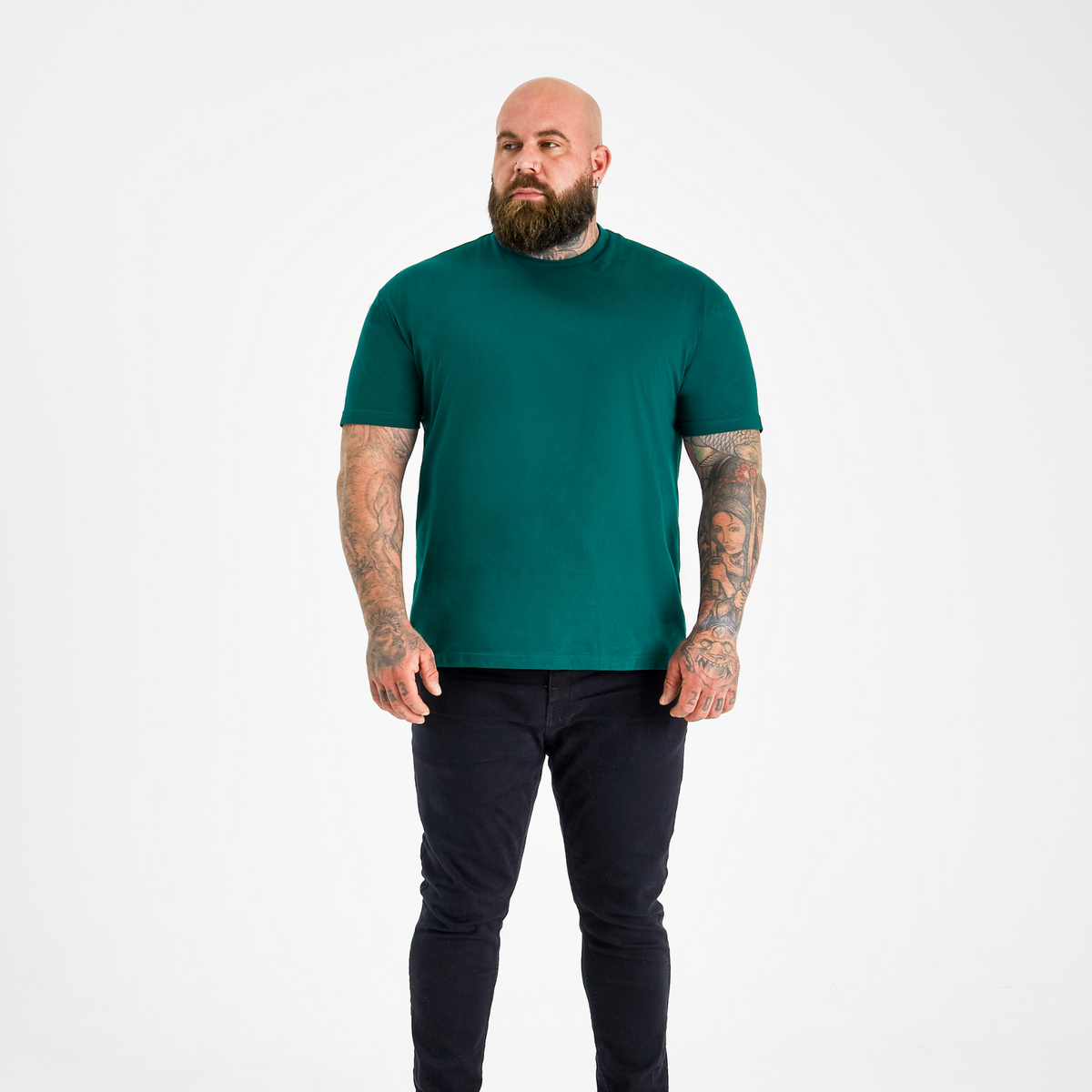 Army Green Crew Neck T-Shirt