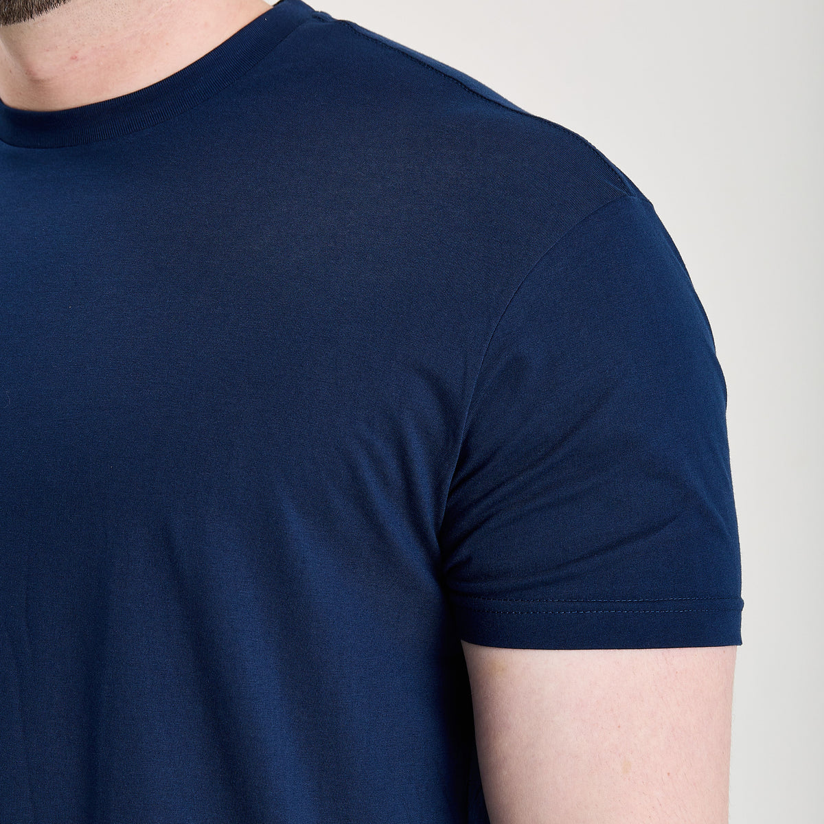 Tall Deep Blue Crew Neck T-Shirt