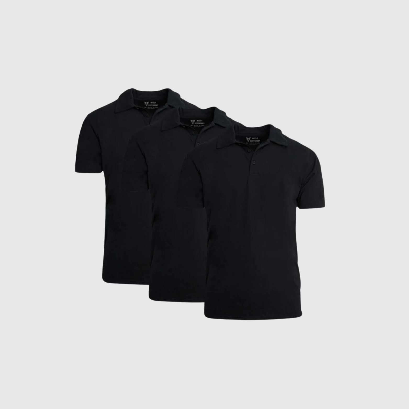 Load image into Gallery viewer, All-Black Polo 3-Pack
